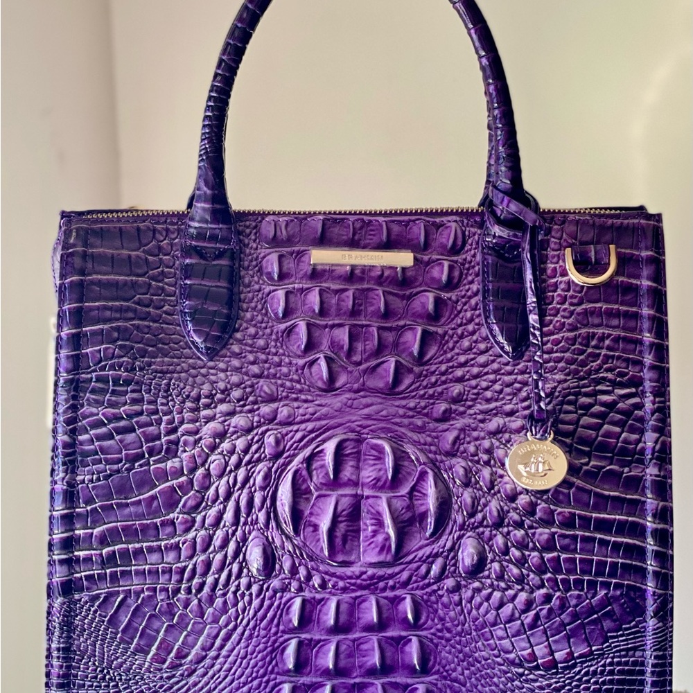 NWT Brahmin Caroline in Ultraviolet ombre